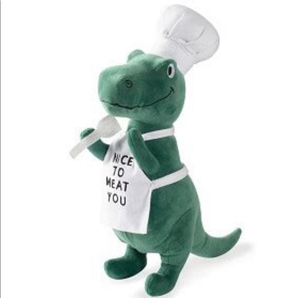 2 x 🎉 HP 🆕 King of the Grill BBQ T Rex Plush Dog Toy - Picture 8 of 8